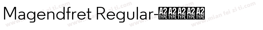 Magendfret Regular字体转换